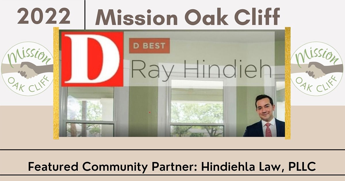 Featured on Mission Oak Cliff | 214 Release Hindieh Law